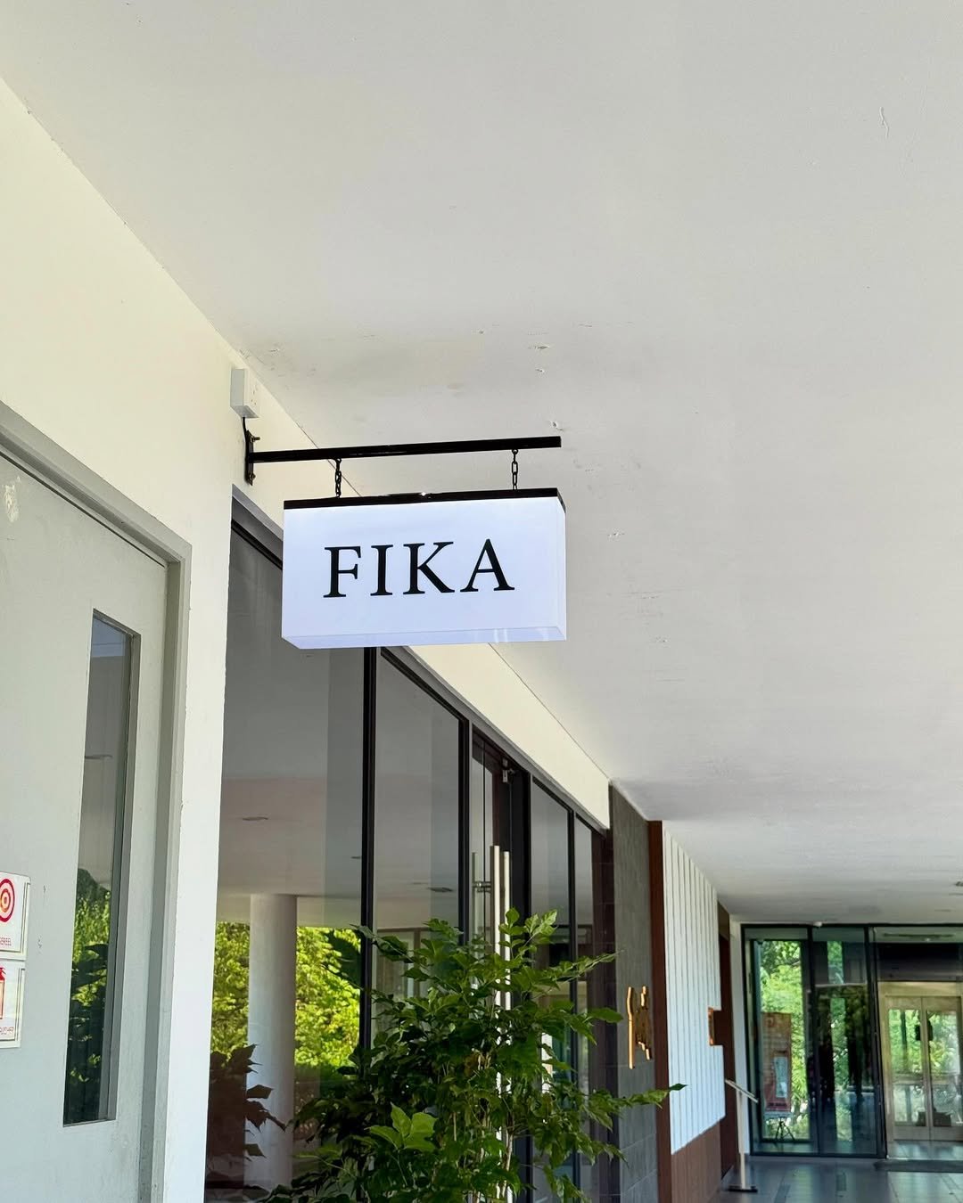 Fika signage at Jesselton Twin Towers